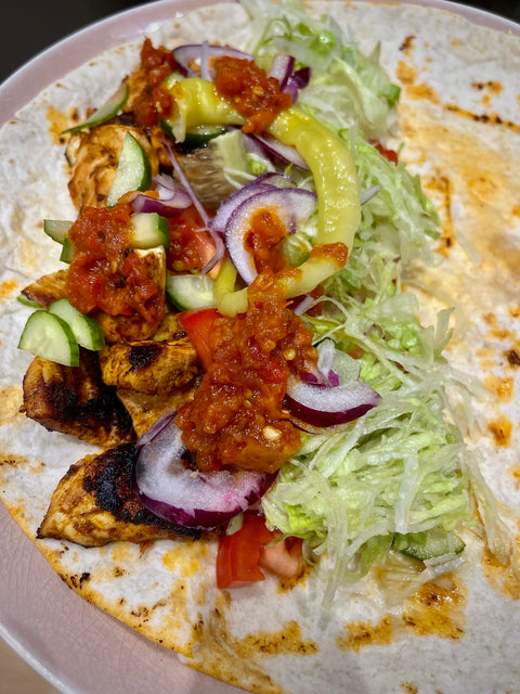 Chicken Shish Kebab Wrap 