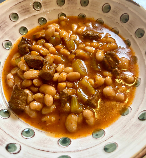 Etli Kuru Fasulye - Beef & Cannellini Bean Stew