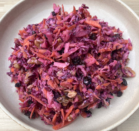 Sweet & Nutty Coleslaw