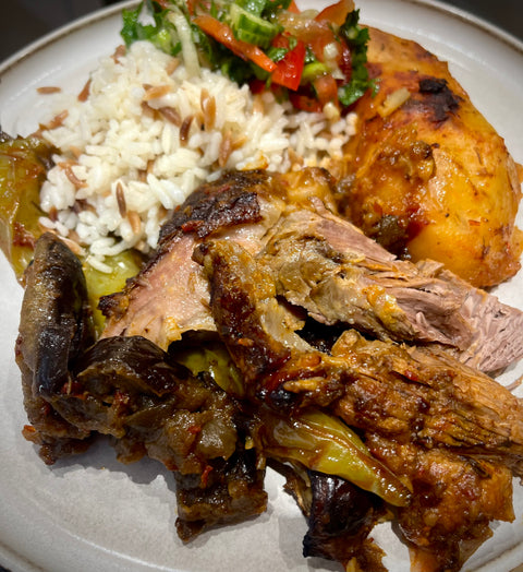 Turkish Style Roast Lamb Leg 