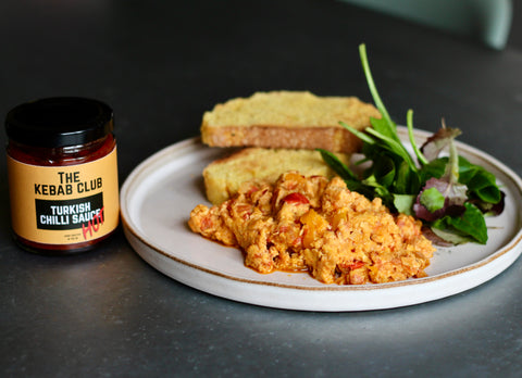 Spicy Turkish Scrambled Eggs (Menemen) Recipe